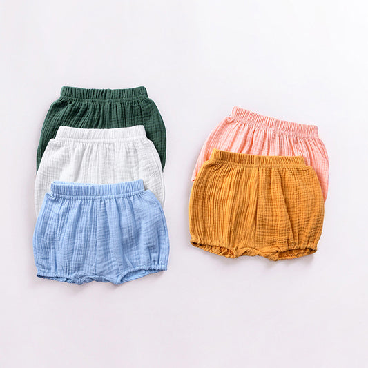 Kids Tales Childrens Clothing Baby Candy Color Bread Pants Childrens Kids Summer Big PP Shorts Infant Pants