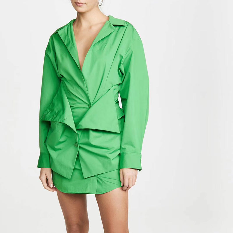 Ladies shirt dress