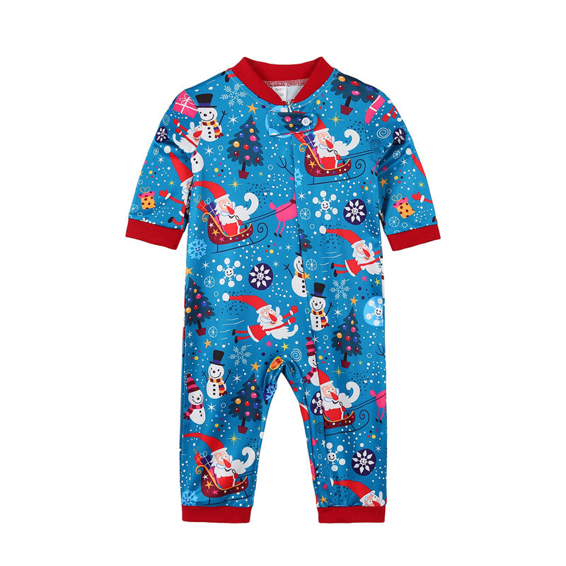 New Parent-Child Pajamas Parent-child Leisure Wear Set