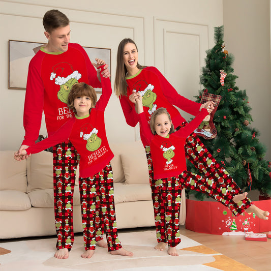 New Parent Child Christmas Home Costume Pajamas