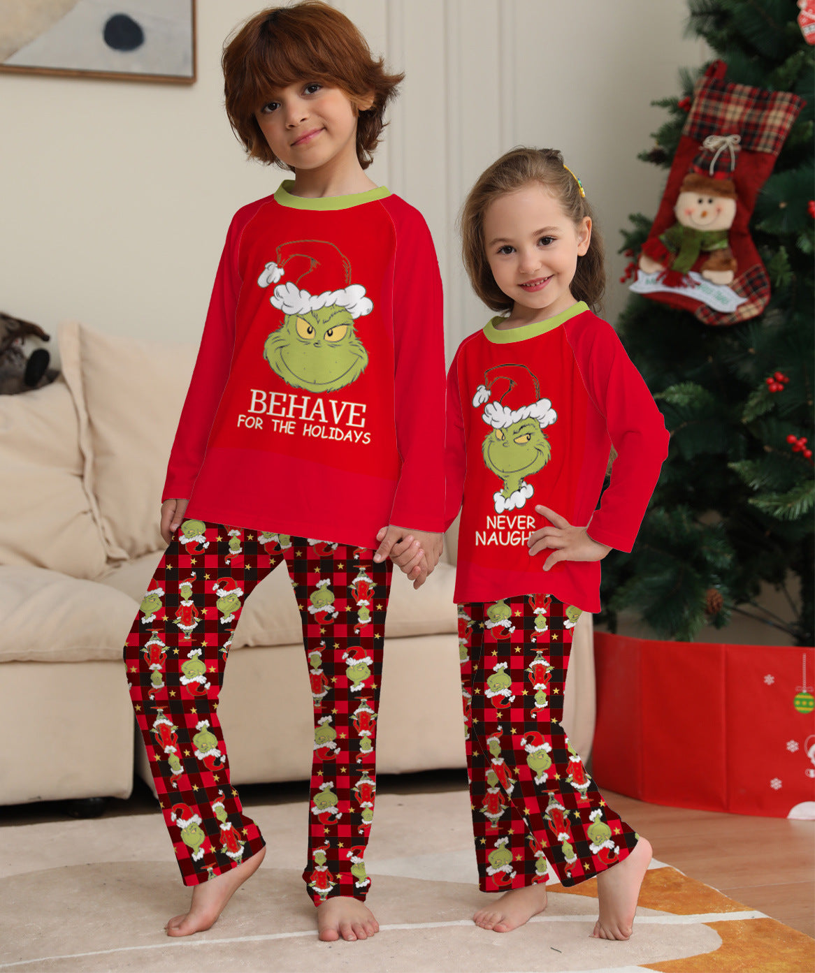 New Parent Child Christmas Home Costume Pajamas