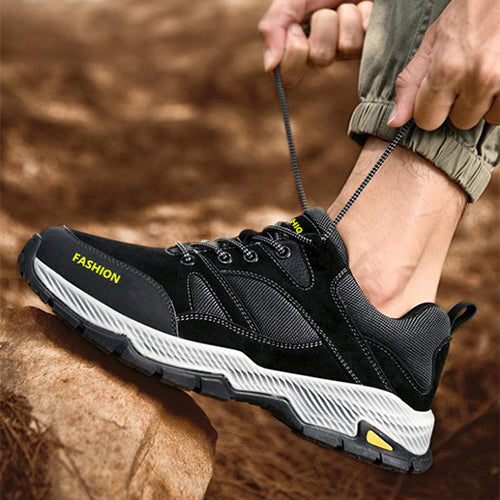 Lace-up Sneakers For Men Casual Breathable Outdoor Hiking Running Sports Shoes