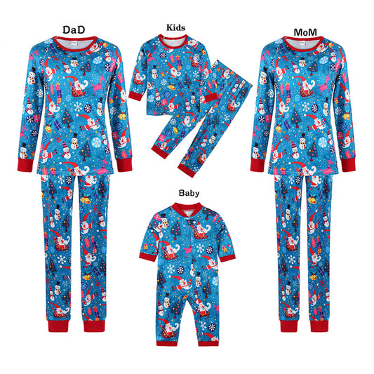 New Parent-Child Pajamas Parent-child Leisure Wear Set