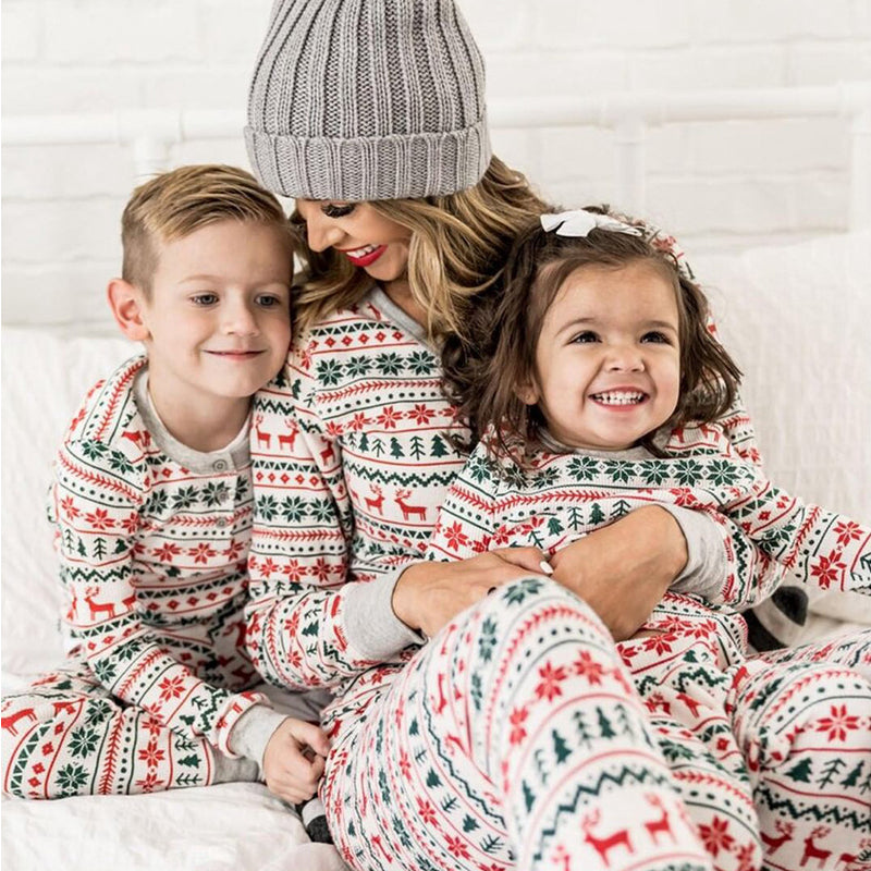 Pajamas Family Matching Father Mother Kids Baby Look Clothes Set Dad Mom And Daughter Son Pyjamas Outfit