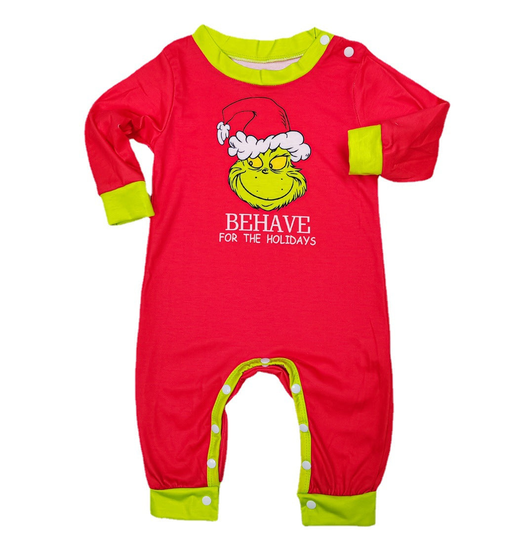 New Parent Child Christmas Home Costume Pajamas