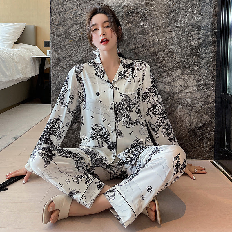 Men's And Women's Fashion Casual Pajamas Set