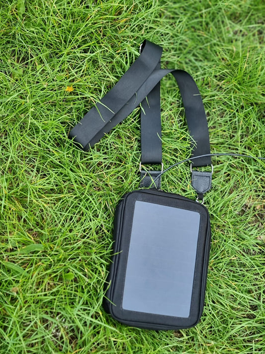 Solar Crossbody bag, Shoulder cross, Unisex Cross body solar bag, Solar power, Solar charging power bag. Charging bag, Android charging bag, Andriod solar charging bag