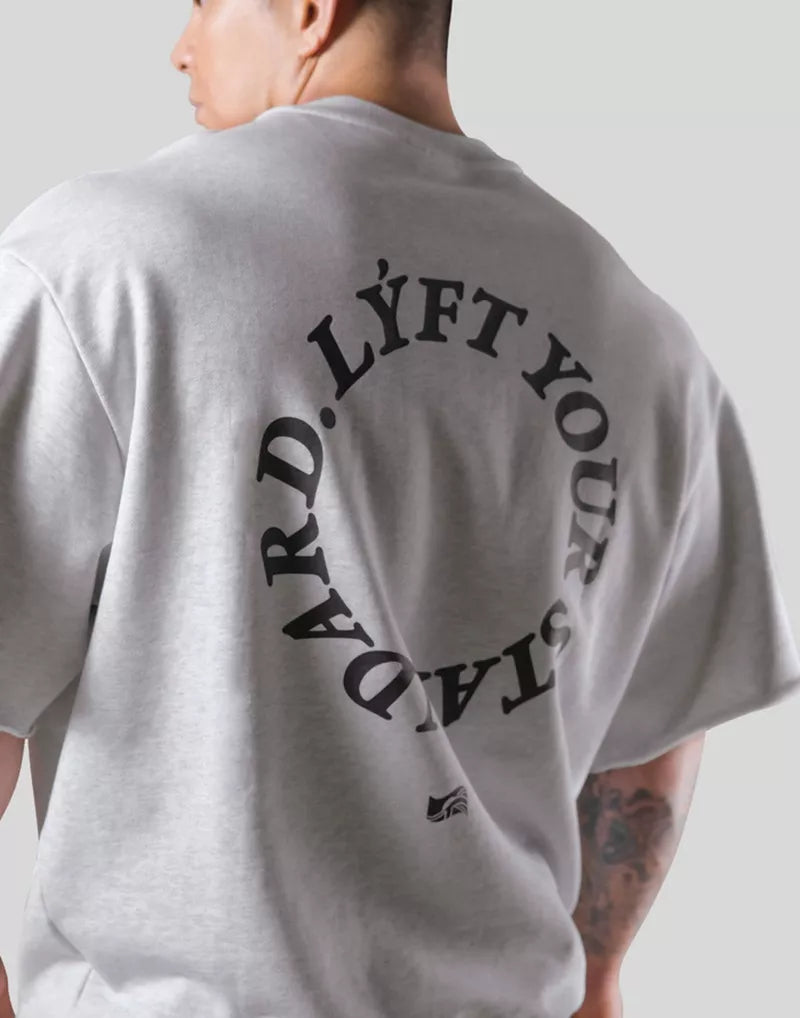 Men's Oversized Half Sleeve Cotton T-shirt Gym Fitness Men Training Workout T-shirt New Fashion Breathable Casual Sports Men's