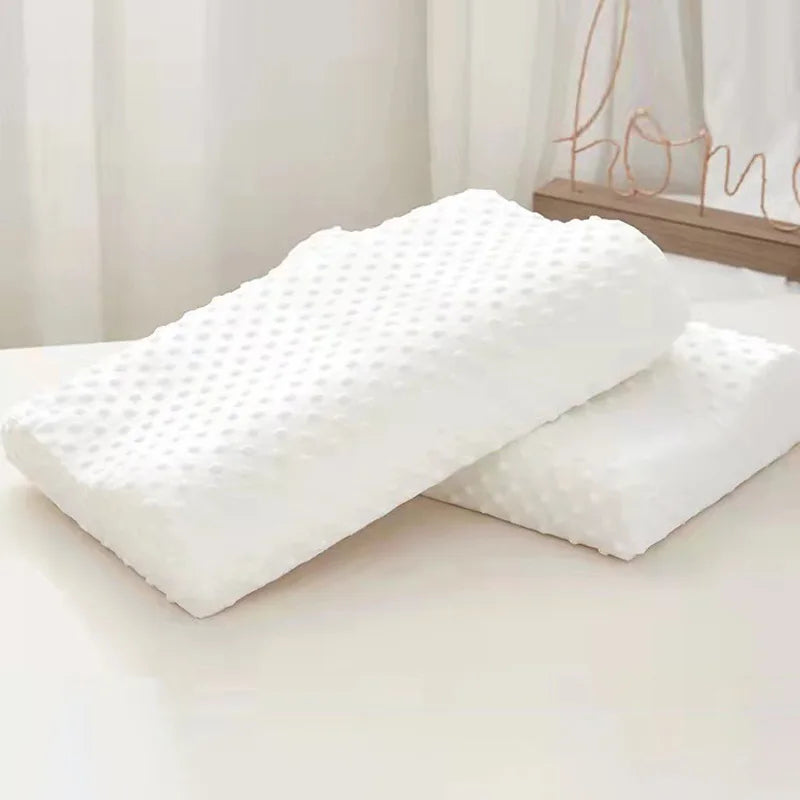 1pc Sleeping Memory Pillow Cervical Massage Pillows Natural Orthopedic Pillow Home Supplies Replacement With Pillow Cover