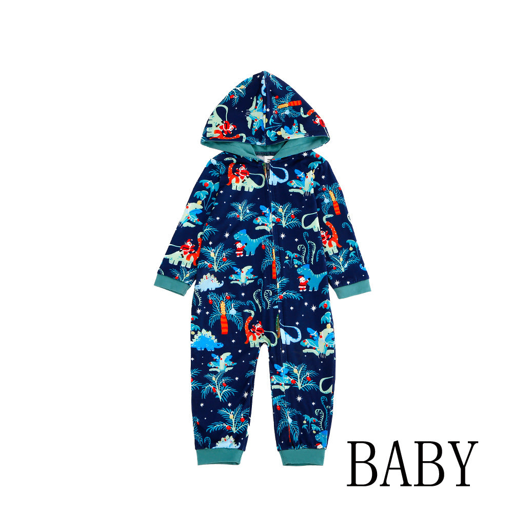 Clothing One-piece Parent-child Pajamas