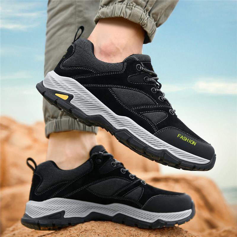 Lace-up Sneakers For Men Casual Breathable Outdoor Hiking Running Sports Shoes