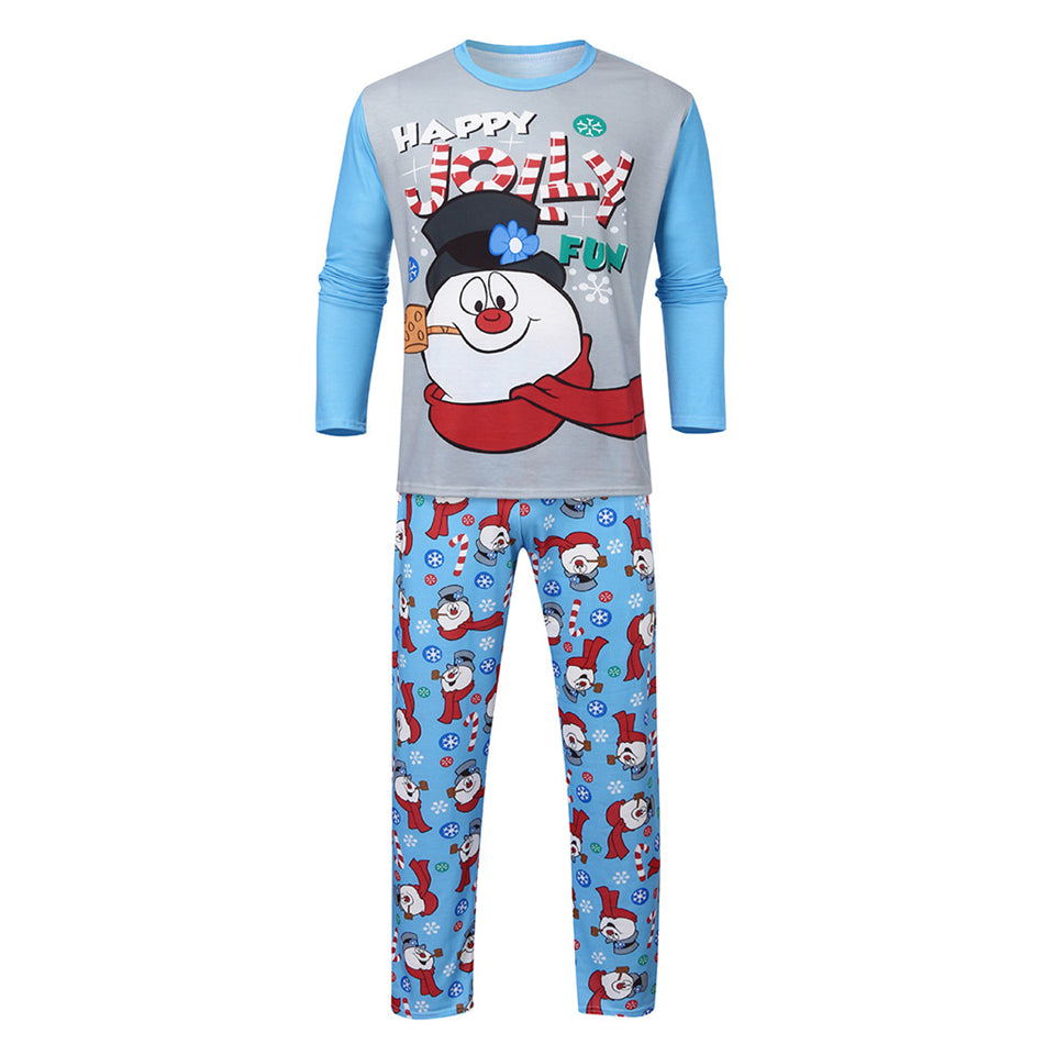 Parent-child Printed Long Sleeve Pajamas Homewear