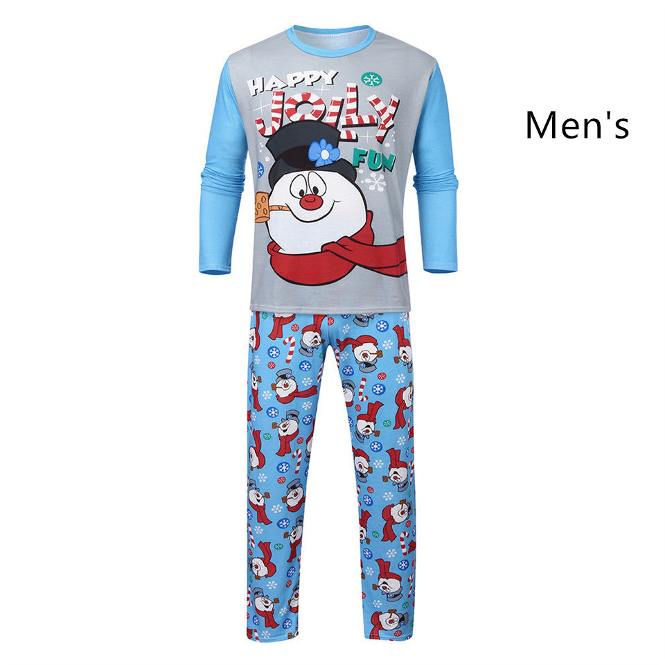 Parent-child Printed Long Sleeve Pajamas Homewear