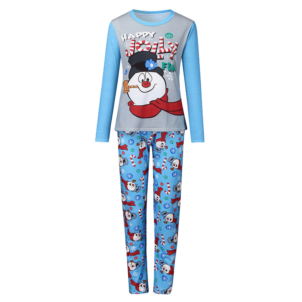 Parent-child Printed Long Sleeve Pajamas Homewear