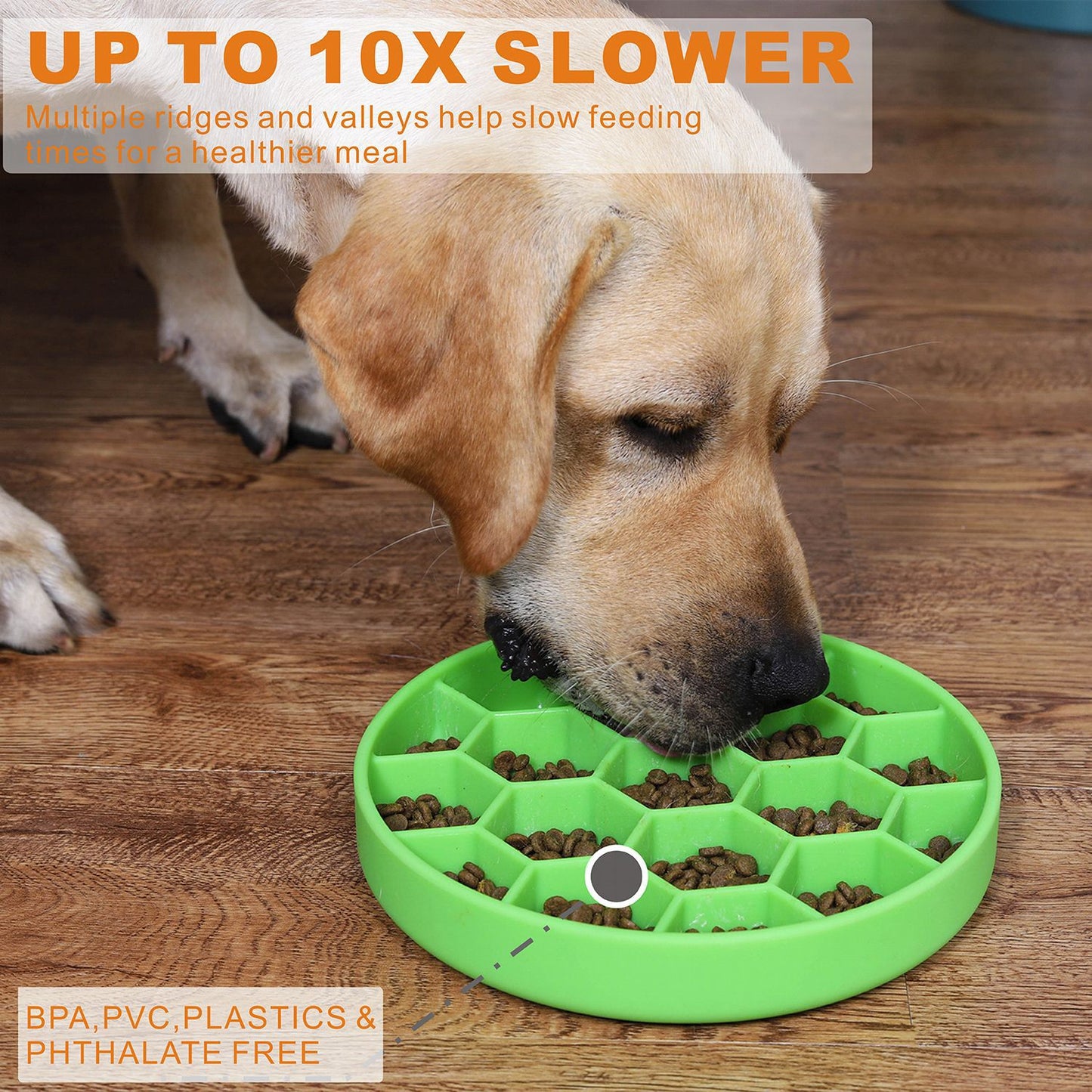 Honeycomb Pet Slow Food Bowl