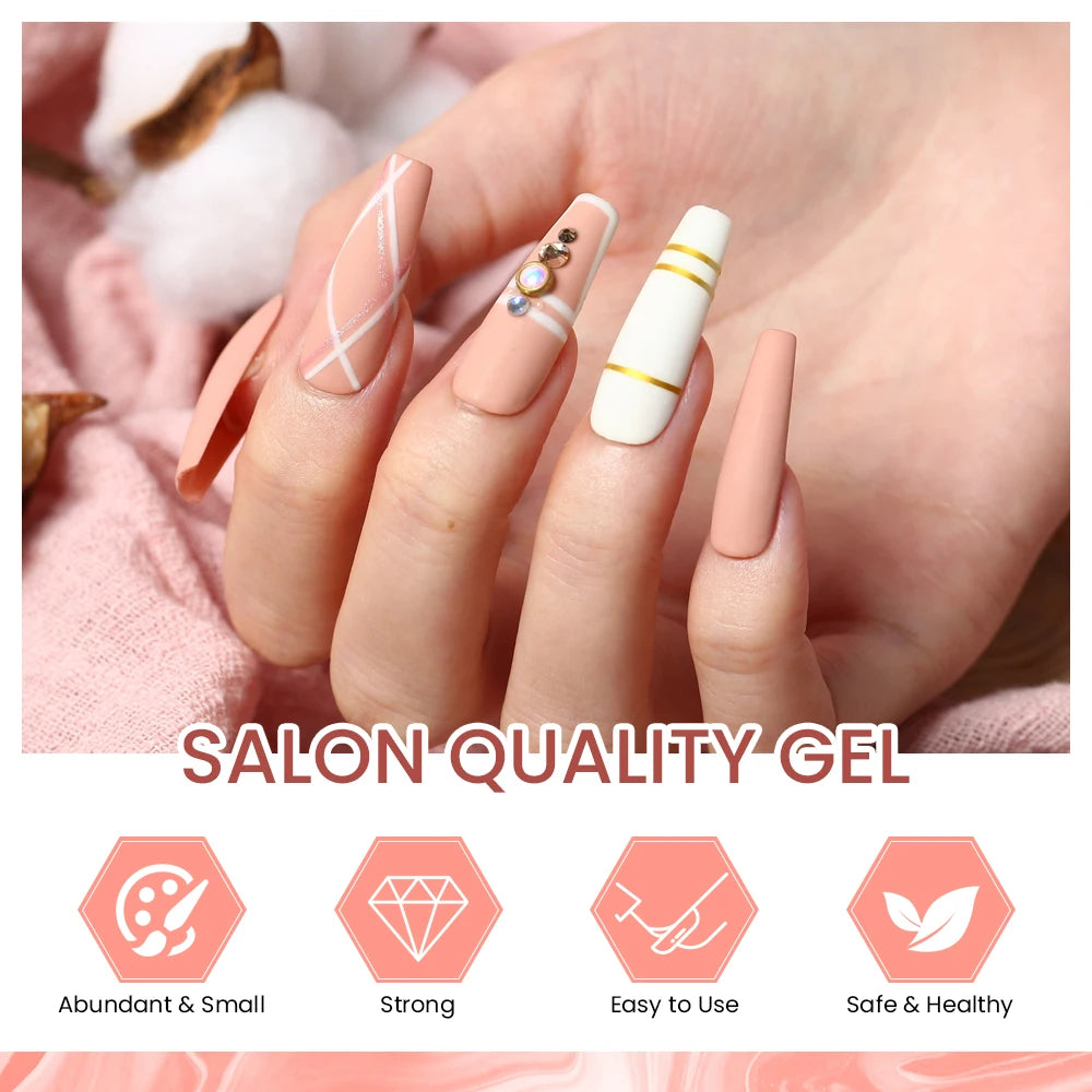 Poly Nail Gel Set 16/12/9/6/4PCS Poly Nail Gel Set For Nail Extension Finger Quick Building Gel 16 Colors Poly Extension Gel Set