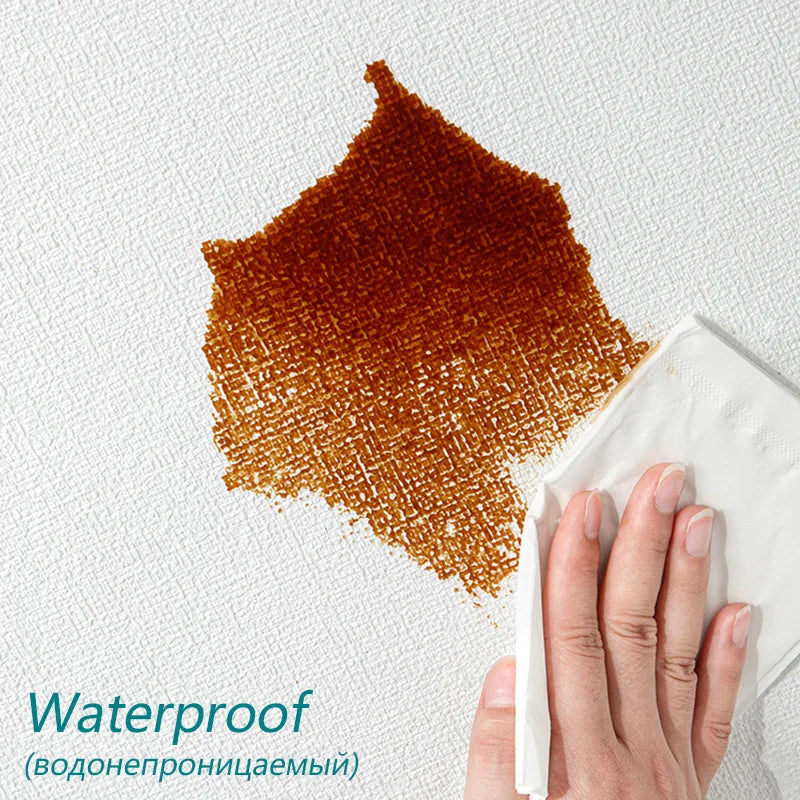 Vermeyen 3D Wall Sticker Wallpaper Self-Adhesive Waterproof Wall Covering Panel for Living Room Bedroom Bathroom Home Decoration