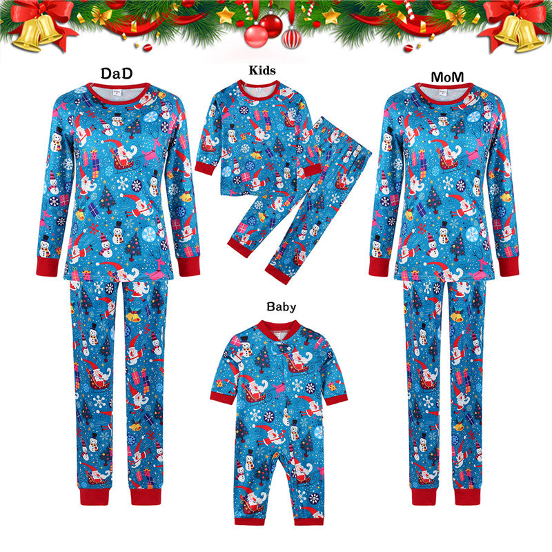 New Parent-Child Pajamas Parent-child Leisure Wear Set